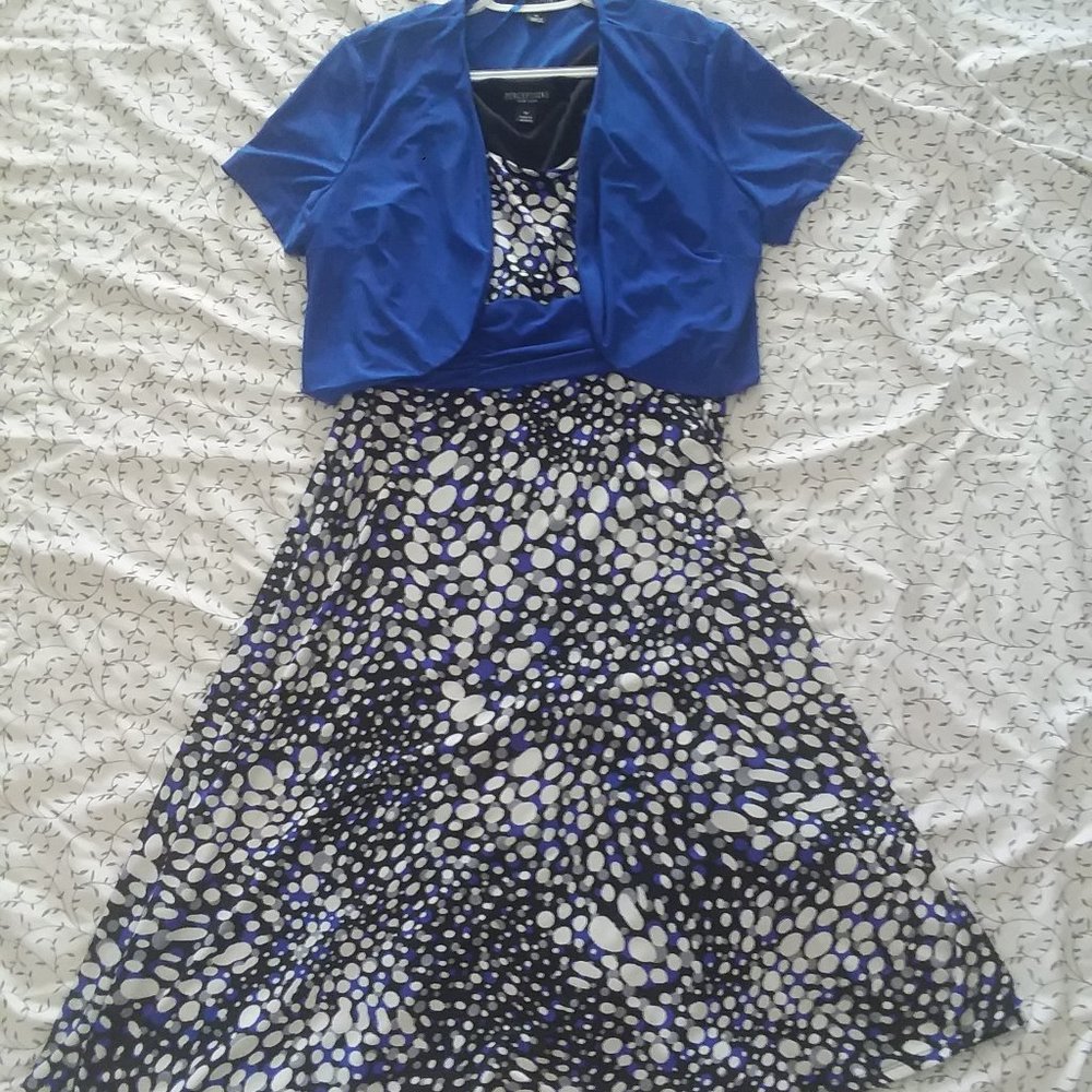 Perceptions Midi Dress With Jacket